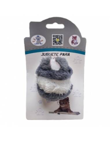 JUGUETE GATO HAMSTER CON CUERDA