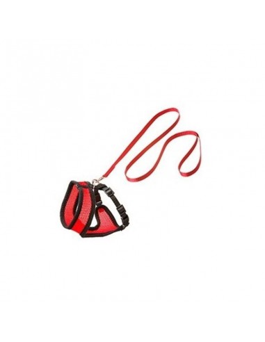 ARNES CONFORT CON RAMAL ROJO PARA GATO ARNES CONFORT CON RAMAL ROJO PARA GATO