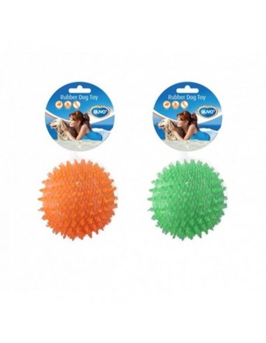 PELOTA ERIZO NARANJA O VERDE