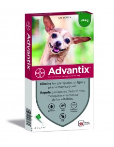 PIPETA ADVANTIX PERRO (4 PIPETAS) BAYER 2