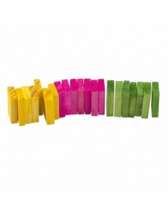MADERA PARA ROER DOMINO (21 PIEZAS)