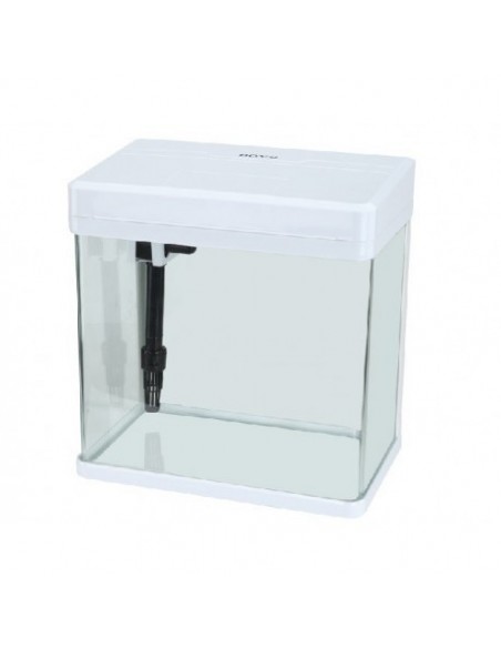 ACUARIO COMPACTO TODO EN UNO BLANCO MS-220