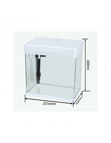 ACUARIO COMPACTO TODO EN UNO BLANCO MS-220