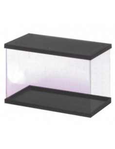ACUARIO CON MARCO MICRO NEGRO 7 LITROS
