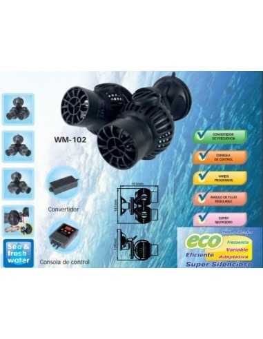 BOYU BOMBA MAREA WM-102 CON CONTROLADOR