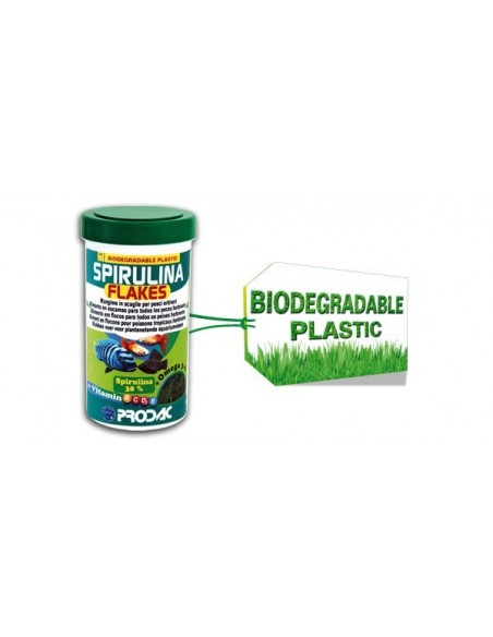 SPIRULINA FLAKES 250ML 50G PRODAC