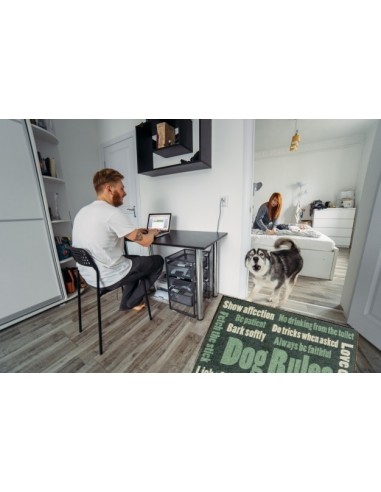 ALFOMBRA - FELPUDO "DOG RULES"