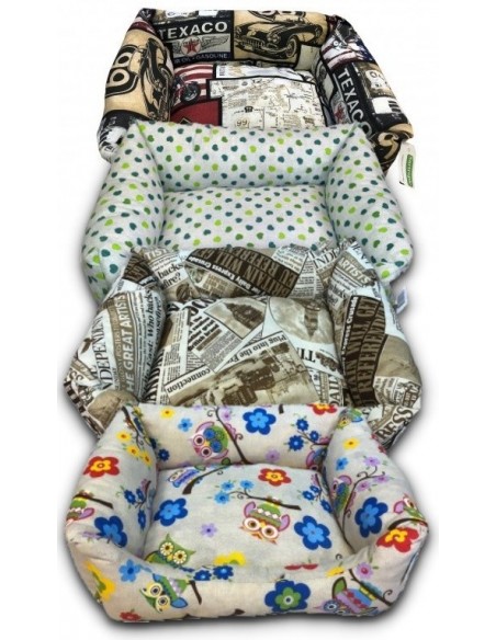 CAMA PERRO ESTAMPADOS SURTIDOS