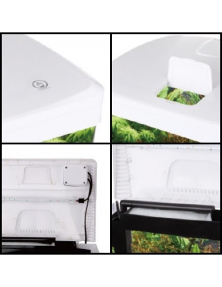 ACUARIO COMPLETO 60 CM 66 LITROS EC-600 BLAN