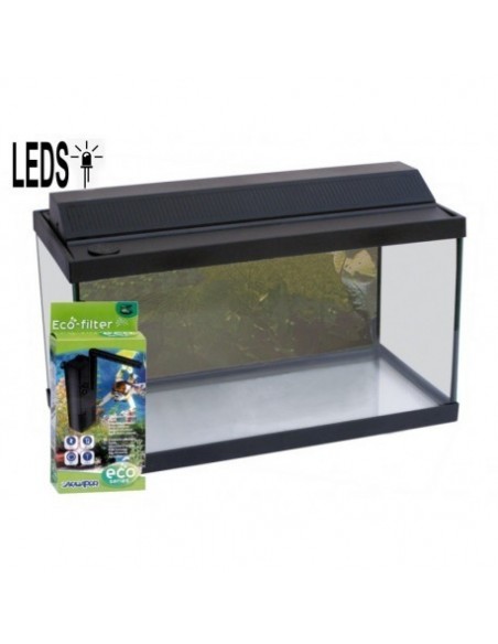 KIT ACUARIO 53 CM CON LUZ LED