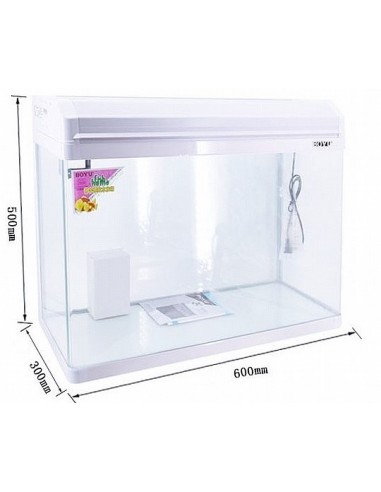 ACUARIO COMPLETO 60 CM BLANCO EA-60E