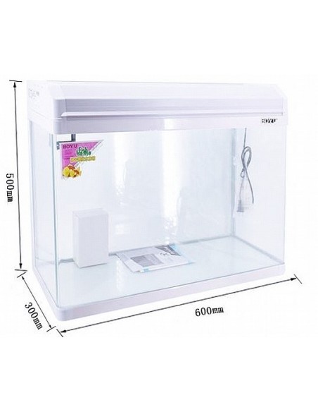 ACUARIO COMPLETO 60 CM BLANCO EA-60E