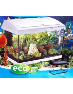 ACUARIO COMPLETO 51 LITROS BLANCO 2
