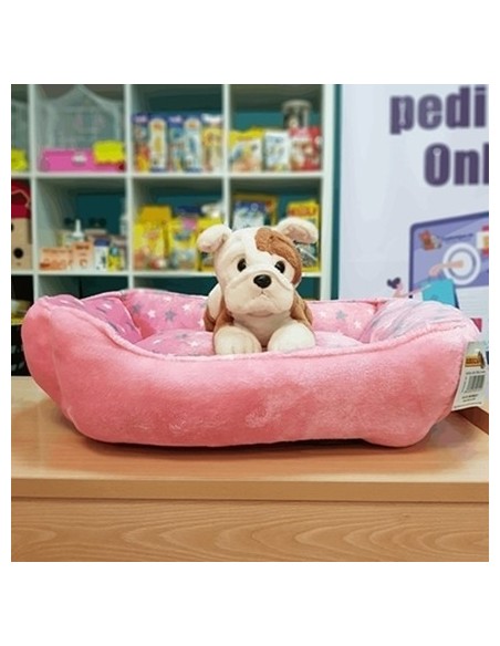 CUNITA PELO ROSA ESTRELLAS