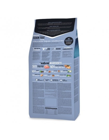 GRAIN FREE SENIOR POLLO Y PAVO. OWNAT GRAIN FREE SENIOR POLLO Y PAVO. OWNAT