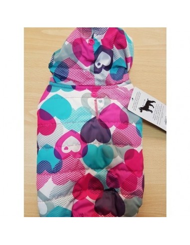 ABRIGO CORAZONES ROSAS