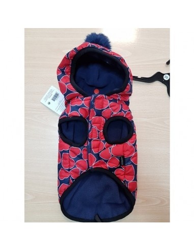 ABRIGO CORAZONES ROSAS