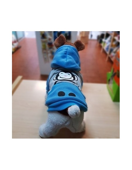 SUDADERA CON CAPUCHA MONO