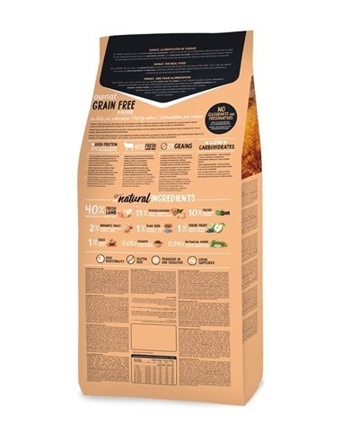 GRAIN FREE JUNIOR CORDERO. OWNAT