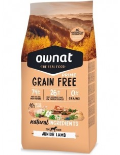GRAIN FREE JUNIOR CORDERO. OWNAT