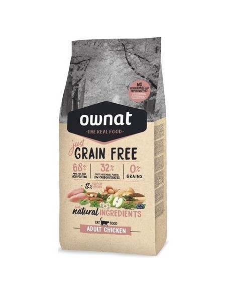 JUST GRAIN FREE GATO. OWNAT