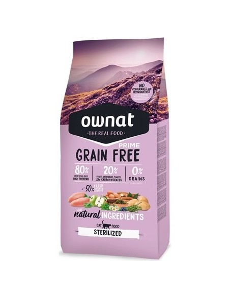 GRAIN FREE GATO ESTERILIZADO. OWNAT