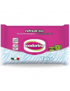 TOALLITAS PARA PERROS INODORINA BIO TALCO