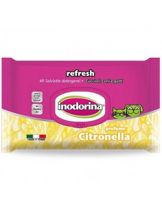 TOALLITAS PARA PERROS INODORINA CITRONELLA