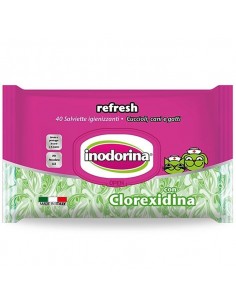 TOALLITAS PARA PERROS INODORINA CLOREXIDINA
