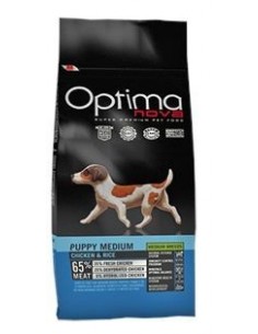 OPTIMA NOVA PUPPY MEDIUM POLLO Y ARROZ