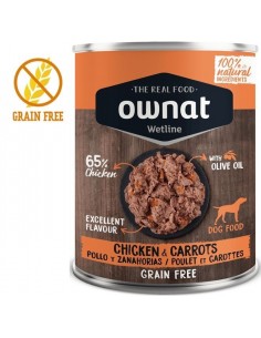 OWNAT LATA POLLO Y ZANAHORIAS GRAIN FREE