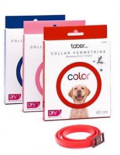 COLLAR PERMETRINA ROJO