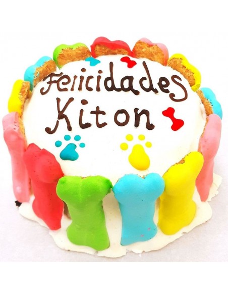 TARTA PARA PERRO COLORINES