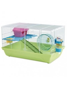 JAULA HAMSTER DOBLE COMPLETA