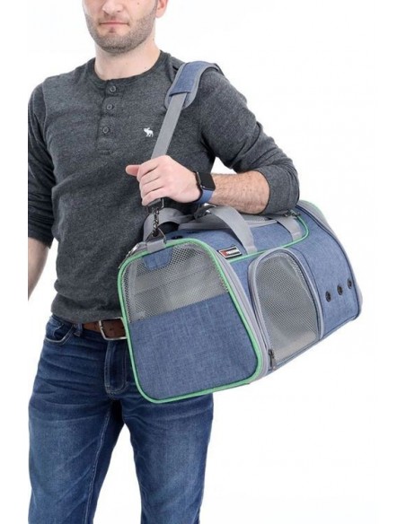 BOLSO TRANSPORTIN ASPEN AZUL