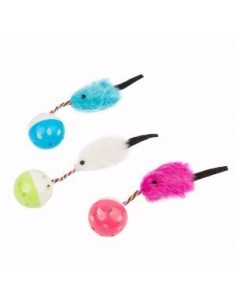 JUGUETE GATO RATON CON PELOTA