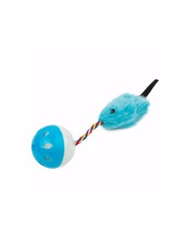 JUGUETE GATO RATON CON PELOTA
