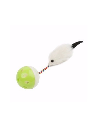JUGUETE GATO RATON CON PELOTA