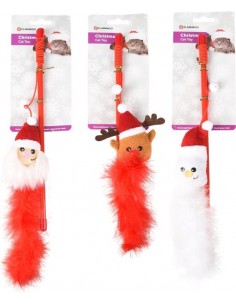 CAÑA PESCAR GATO NAVIDAD