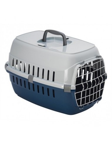 TRANSPORTIN PERRO Y GATO PUERTA METALICA